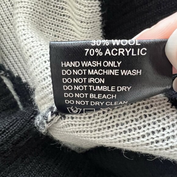 Hell Bunny Retro Argyle Diamond Short Sleeve Sweater Pinup Classic Size Medium - Picture 6 of 6